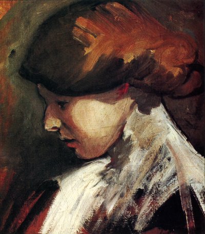Cabeza de perfil de Manuel Jardim
